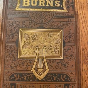 Antique book - Burns poems
